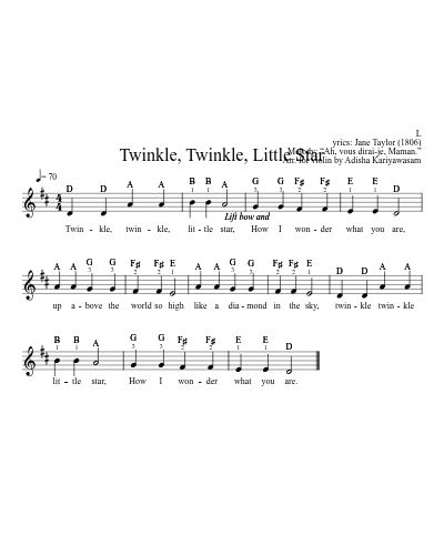 Twinkle Twinkle Little Stars preview